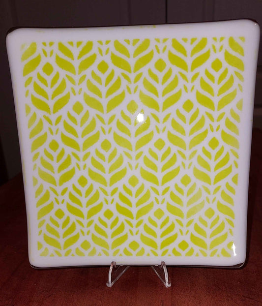 6" Decorative Glass Plate