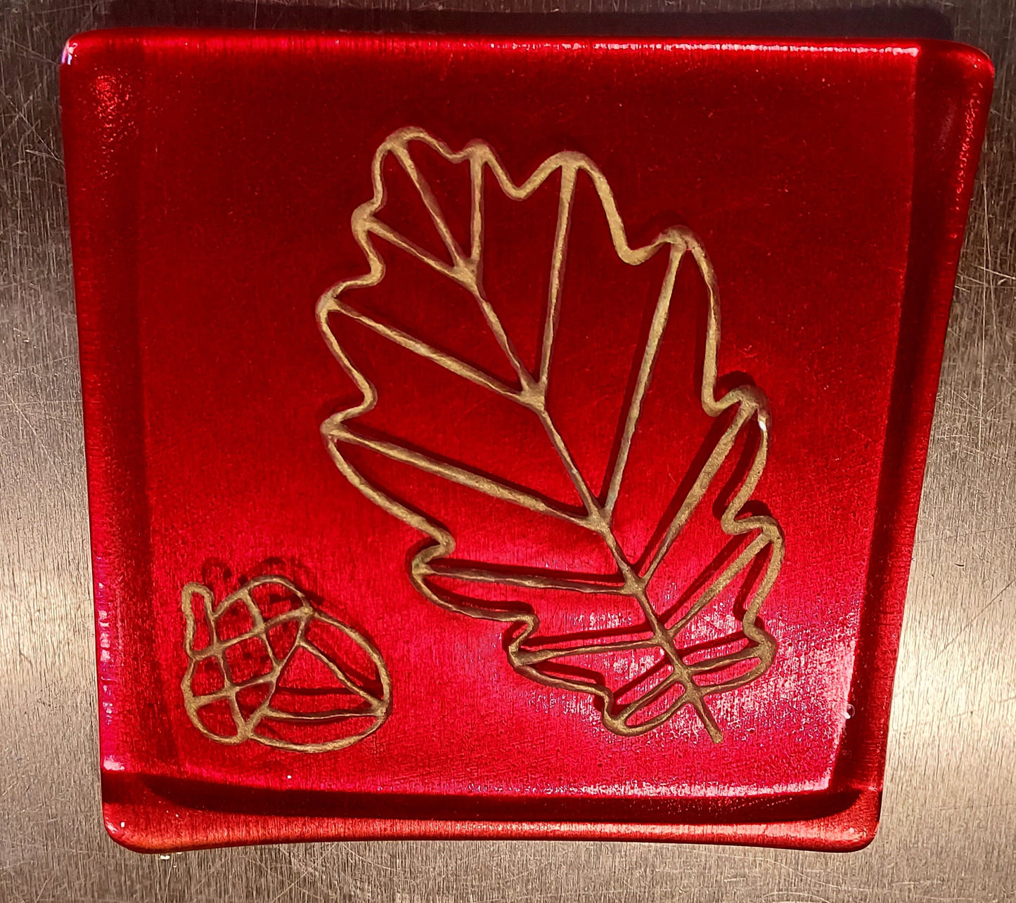 Oak Leaf and Acorn Plate