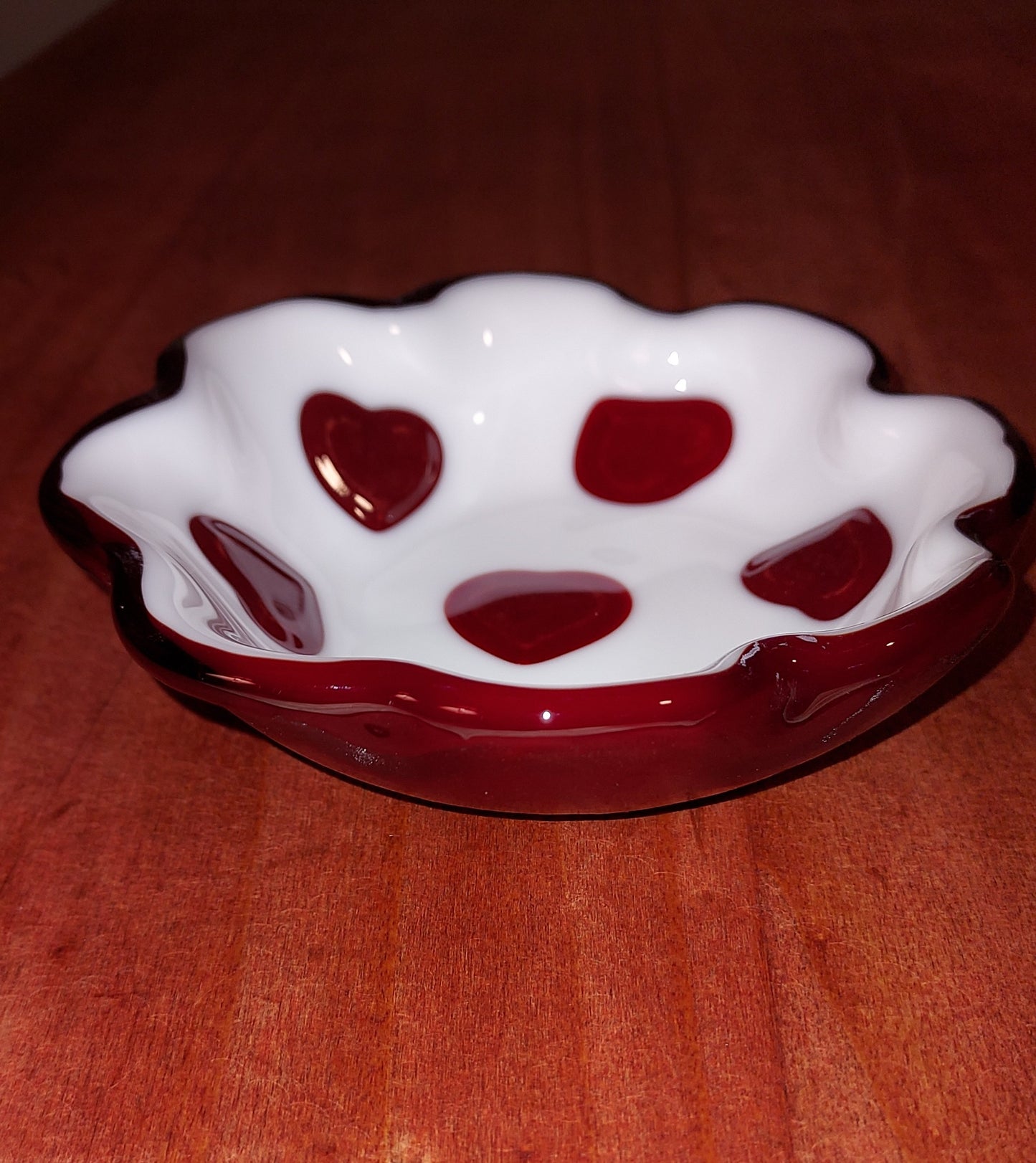 Heart decorative trinket bowl