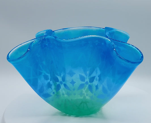 Blue and Green Vase