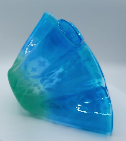 Blue and Green Vase