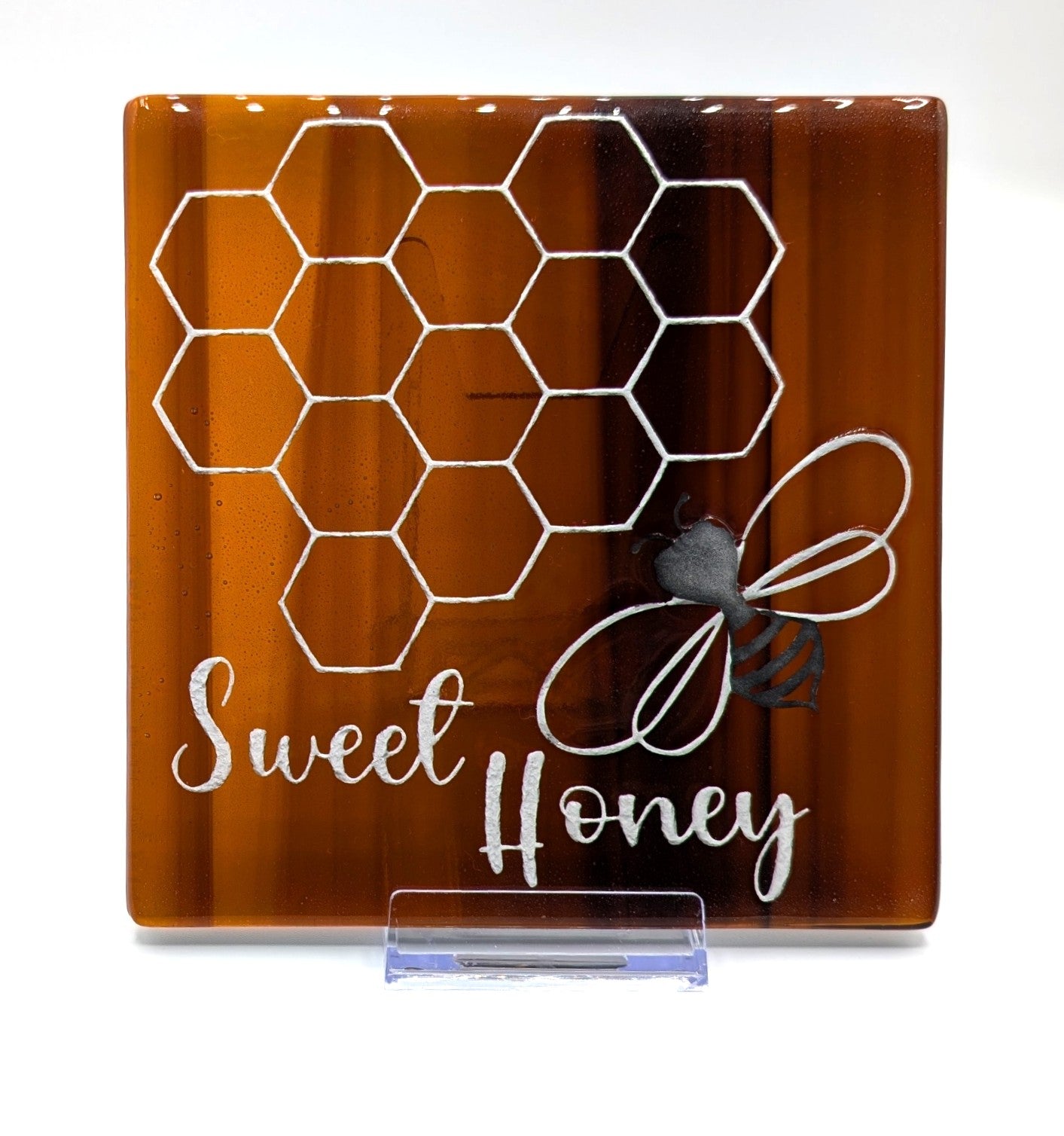 Honey front view